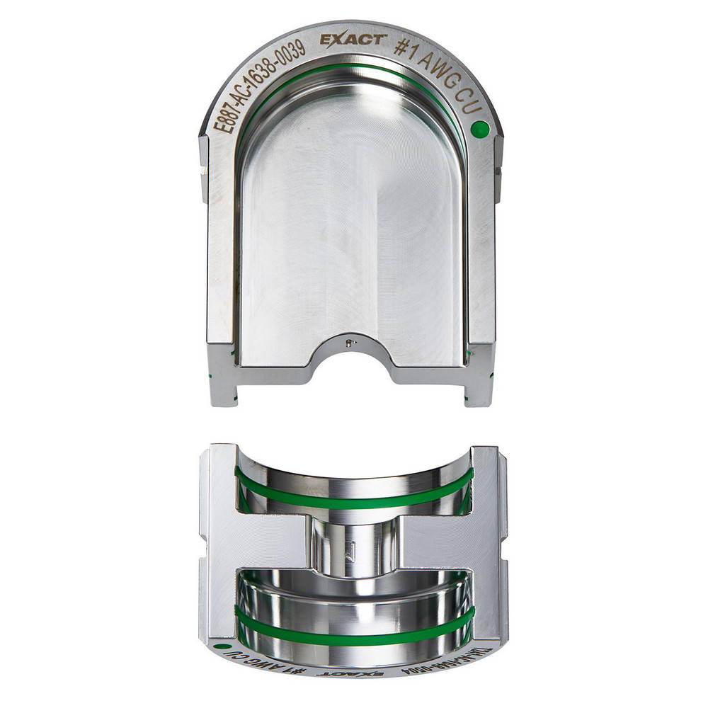 Crimper Dies; Tool Type: U-Style Dies ; Size: 1 AWG ; Color: Silver ; For Use With: Mfr. No. 2779-22 ; Type: U-Style Dies ; UNSPSC Code: 27112820